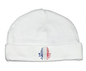 Bonnet bebé personalizado imprimir mi identidad nueva Caledonia