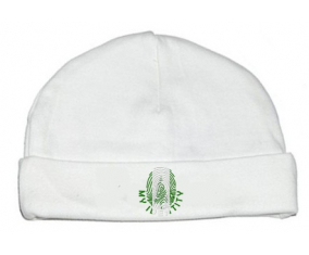 Bonnet huella de bebé personalizada Mi identidad Norfolk Island