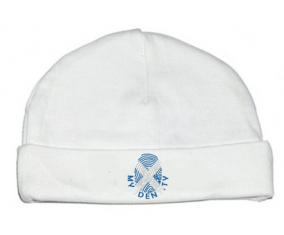 Bonnet impresión personalizada para bebés Mi identidad Escocia