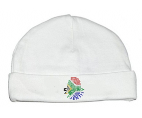 Bonnet impresión personalizada para bebés Mi identidad Sudáfrica