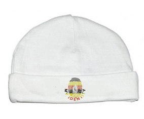 Bonnet impresión personalizada para bebés Mi identidad Uganda