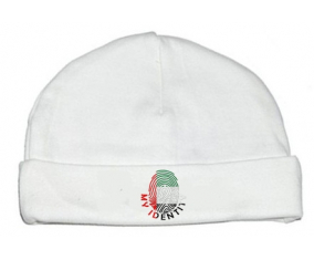 Bonnet impresión personalizada para bebés Mi identidad Emiratos Árabes Unidos