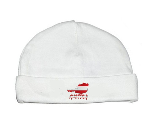 Bonnet mapas personalizados del bebé Austria