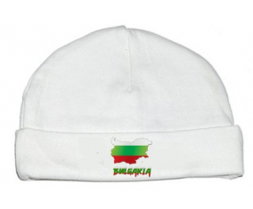 Bonnet mapas personalizados del bebé Bulgaria