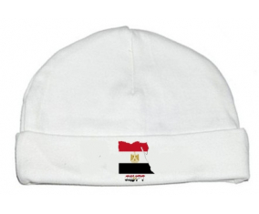 Bonnet mapas personalizados del bebé egipto