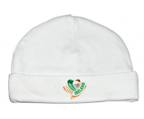 Bonnet bebé personalizado que amo Irland