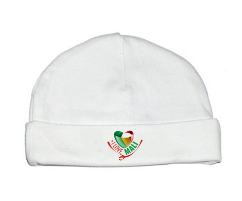 Bonnet bebé personalizado que amo Malí