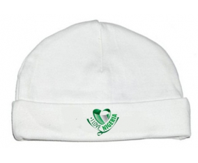 Bonnet bebé personalizado que amo Nigeria