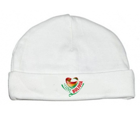 Bonnet bebé personalizado que amo Bolivia