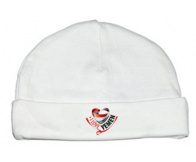 Bonnet bebé personalizado que amo Yemen