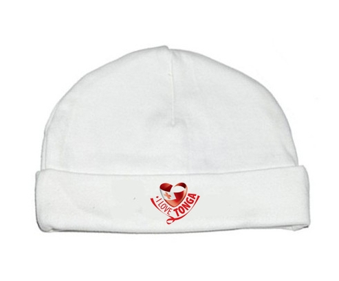 Bonnet bebé personalizado me encanta Tonga