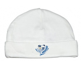 Bonnet bebé personalizado amo Uruguay