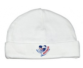 Bonnet bebé personalizado que amo Australia