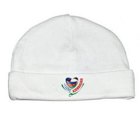 Bonnet bebé personalizado que amo Azerbaiyán