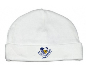 Bonnet bebé personalizado que amo Barbados