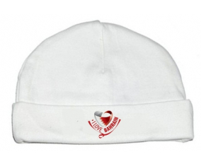 Bonnet bebé personalizado que amo Bahréin