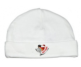 Bonnet bebé personalizado que amo Timor Oriental