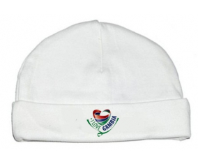 Bonnet bebé personalizado que amo Gambia