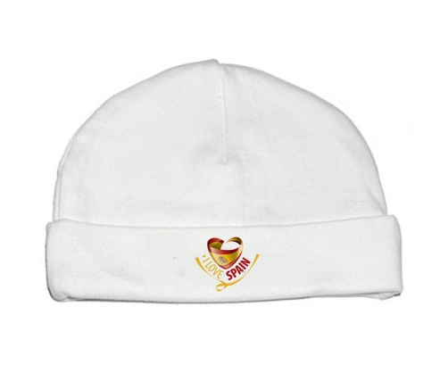 Bonnet bebé personalizado que amo España Bonnet bebé personalizado que amo España