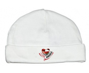 Bonnet bebé personalizado que amo Angola