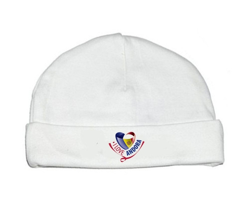 Bonnet bebé personalizado que amo Andora