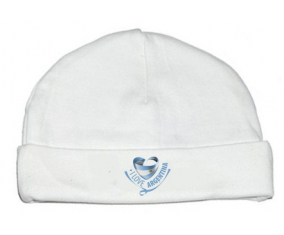 Bonnet bebé personalizado que amo Argentina