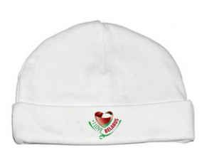 Bonnet bebé personalizado que amo Bielorrusia