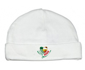 Bonnet bebé personalizado amo a Benin