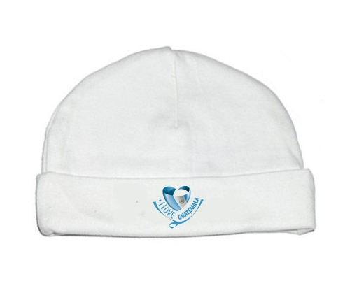 Bonnet bebé personalizado amo Guatemala