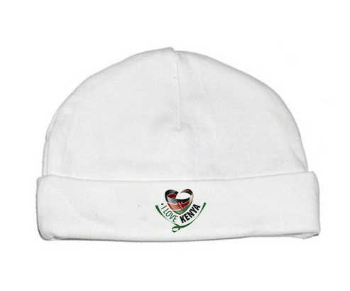 Bonnet bebé personalizado que amo Kenia
