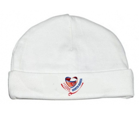Bonnet bebé personalizado que amo a Corea del Norte