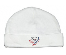 Bonnet bebé personalizado que amo a Corea del Sur