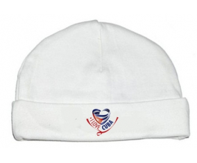 Bonnet bebé personalizado amo Cuba