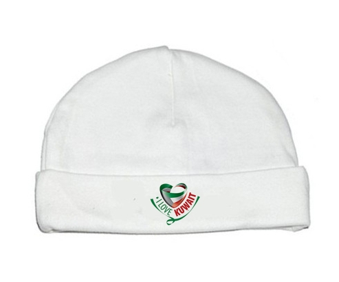 Bonnet bebé personalizado que amo Kuwait