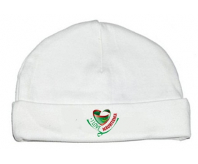 Bonnet bebé personalizado que amo Mauritania