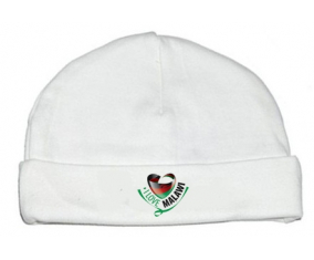 Bonnet bebé personalizado que amo Malawi