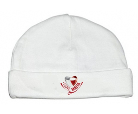 Bonnet bebé personalizado que amo Malta