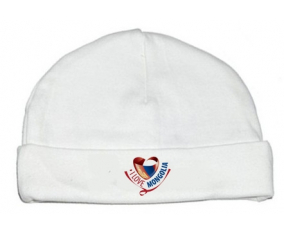 Bonnet bebé personalizado me encanta Monolia