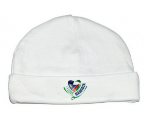 Bonnet bebé personalizado que amo Namibia