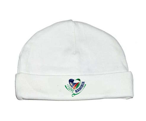 Bonnet bebé personalizado que amo Namibia