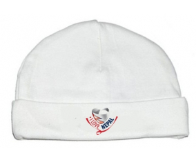 Bonnet bebé personalizado que amo Nepal
