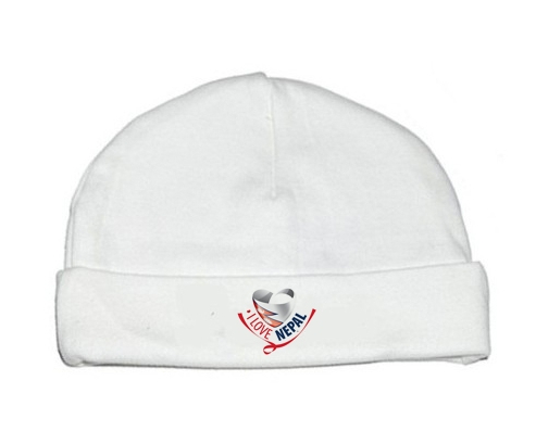 Bonnet bebé personalizado que amo Nepal