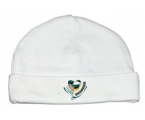 Bonnet bebé personalizado que amo Mozambique