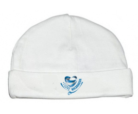 Bonnet bebé personalizado que amo Nicaragua