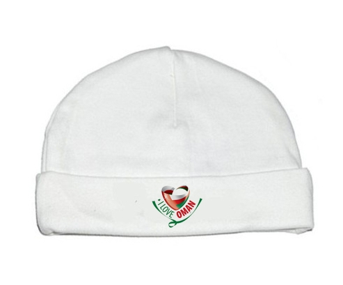 Bonnet bebé personalizado que amo Omán