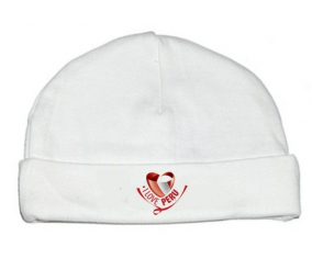 Bonnet bebé personalizado que amo Perú