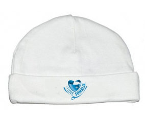 Bonnet bebé personalizado que amo Somalia