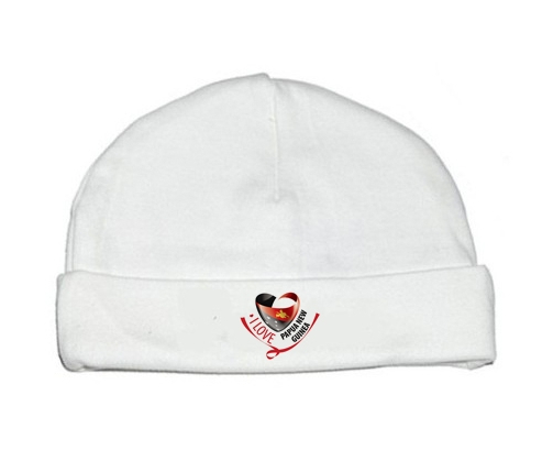 Bonnet bebé personalizado me encanta Papúa new Guinea