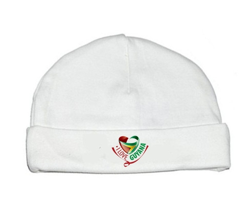 Bonnet bebé personalizado amo Guyana