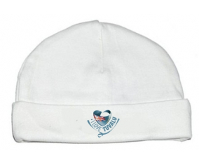 Bonnet bebé personalizado me encanta Tuvalu